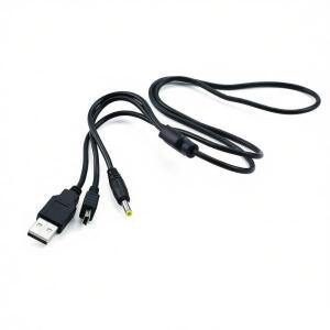 PSP 1000 3000용 2in1 USB 충전기 데이터 케이블  코드 게임 교체용