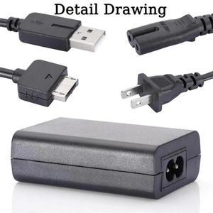EU US Plug Charger Power Adapter for Sony PSVITA 1000 Supply 5V AC Charging Plion PSV