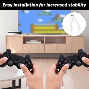 PS5 호환 슬림/프로 디지털  디스크 에디션용 브래킷 수평 스탠드 플레이스테이션 5 액세서리용 미끄럼 방