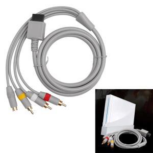 Wii 호환용 RCA 케이블 AV 코드 닌텐도 호환 U 콘솔용 HDTV 오디오 비디오 어댑터 라인 색차 왜곡 와이어