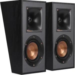 Klipsch R-41SA 강력한 디테일 홈 스피커 세트 2개 블랙