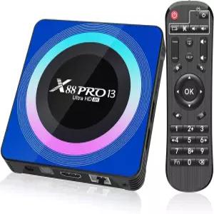 안드로이드 TV 박스 2025 4GB RAM ROM RK3528 쿼드코어 지원 WiFi6 2.4Ghz/5.0GHz 8K HD BT 5.0 H.265