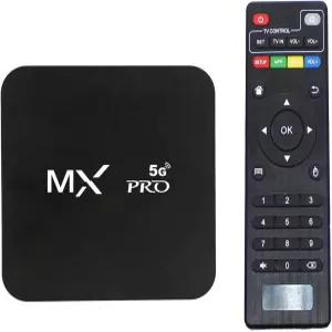 MX Pro 4K 5G 스트리밍 미디어 플레이어 - BT5.0 16GB 스토리지 스마트 홈 갖춘 울트라 HD WiFi 6 듀얼