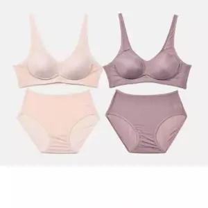 여름 노와이어 몰드브라 맥시팬티 세트