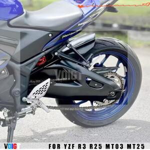 야마하 YZF R3 R25 2015-2026 리어 펜더 스윙암 커버 가드 키트 휠 허거 MT03용 인핸서