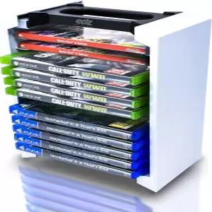 게임 스토리지 타워 범용 비디오 저장 12개의 또는 블루레이 디스크 보관 PS4 Xbox One Series X/S 닌텐도