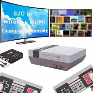 사이즈유 클래식 미니 핸드헬드 레트로 게임 콘솔 비디오 내장 800개의 에디션 AV 및 HDMI 출력 디스플레이