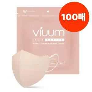 비움 마스크 에코브리즈 핑크베이지 대형 100매 KF94