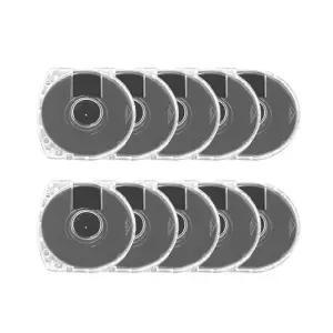 Junsi 10pcs 교체 UMD 게임 디스크 쉘 클리어 스토리지 케이스 소니 PSP 3000 호환됨