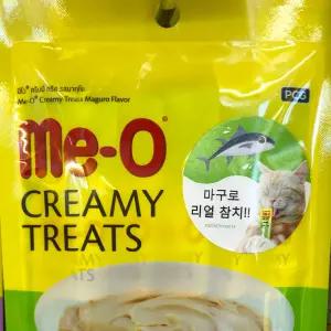 Me-O 미오 크리미 참치 스낵 반려묘 고양이 사료 75g