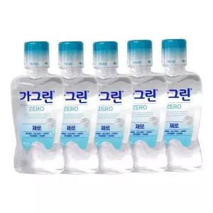 가그린 제로 250ml x 5개세트 안매운가글 가글 구강청결제