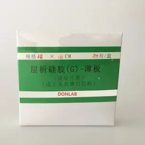 DONLAB TLC 실리카 플레이트 플라스틱 지원 G 타입 10 x 10cm (20개/박스)