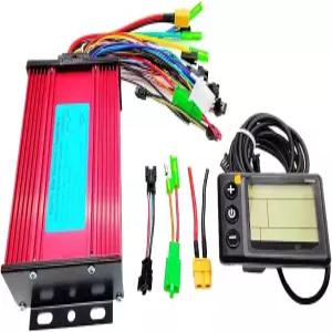 LCD 디스플레이가 장착된 청샤오 브러시리스 컨트롤러 36V 48V 60V 72V 500W 800W 1000W 범용 전기 자전거