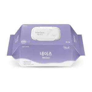 미래생활 네이즈 럭스 엠보싱 캡형 물티슈 80매리뉴얼