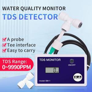 잔류염소측정기 SM1 TRM1 트리플 수질 LCD PH 09990PPM 측정기 미터 TDS 테스터 온라인 디스플레이 순도