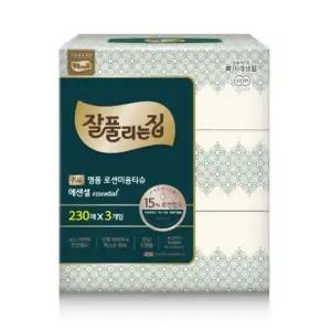 미래생활 잘풀리는집 명품 로션미용티슈 230매x3입 1개