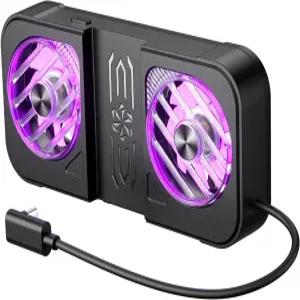 JSAUX 쿨링 팬은 PC0111 ROG 앨리 X 모드케이스와 호환되며 열 분산을 위한 듀얼 사일런트 RGB 65 확장형