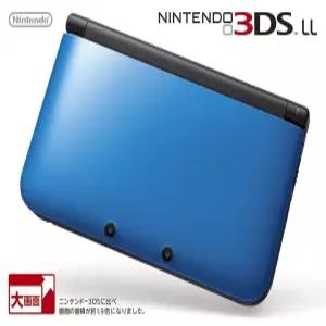 3DS LL 휴대용 비디오 게임 콘솔 블루 블랙 어 버전 플레이