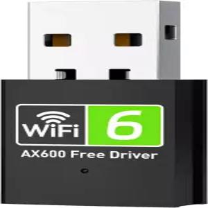 데스크톱 PC용 CYSUZON USB WiFi 어댑터 5GHz/24GHz 듀얼 밴드가 있는 AX600 6 Windows Bulitin 드라이버