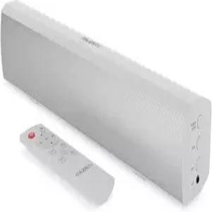 TV용 15인치 화이트 사운드바 블루투스 50와트 가정용 오디오 스피커 소형 PC AUX RCA 광학 USB 게임 음악