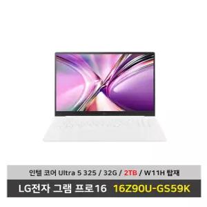 LG전자 그램 프로16 노트북 16Z90U-GS59K 울트라5 SSD2TB교체/32G/Win11탑재 무선마우스+패드 - KW