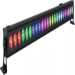 LED 스테 워시 라이트 바 OPPSK 72W RGB 월 워셔 체이스 기능 자동 사운드 활성화 DMX 컨트롤 교회 결혼식