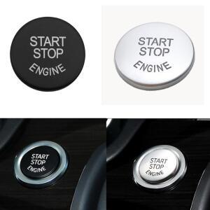 자동차 시작 중지 엔진 버튼 스위치 커버 BMW 5 6 7 시리즈 F01 F02 F10 F11 F12 F13 2009-2013 스타일링