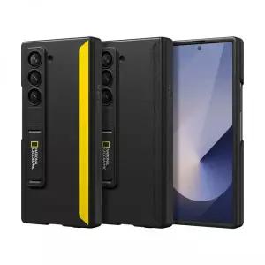 매장정품 내셔널지오그래픽 NATIONAL GEOGRAPHIC MOBILE 갤럭시Z폴드6 5 마그네틱 힌지 커버 스탠드 케이스