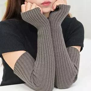 [하프클럽/]골지 손가락 토시 손목 보온 방한 워머