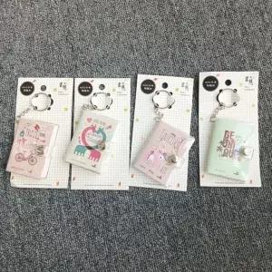 [하프클럽/]한세트 메모장 단어장 수첩 4종류 열쇠고리 미니 학생