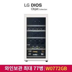 LG 디오스 오브제컬렉션 와인셀러 77병 W0772GB