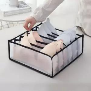 [하프클럽/]속옷 정리함 6칸 블랙 양말정리함 양말보관함