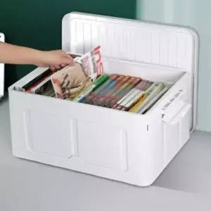 [하프클럽/]폴딩 리빙박스 35L 화이트 수납박스 수납함