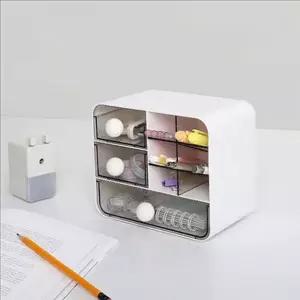 [하프클럽/]다용도 책상 서랍 정리함 서랍식 3칸 서랍 정리함 수납함 미니