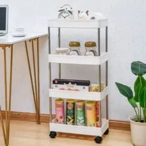 [하프클럽/]이동식 틈새선반 폭22cm 스틸봉 세탁실트롤리 주방트롤리