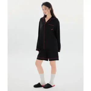 SPAO 악마는 프라다를 입는다 파자마블랙 SPPPG25U19
