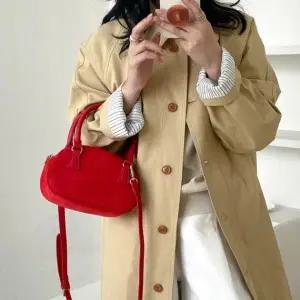 [하프클럽/]가방 포인트 겨울 크로스백 가을 세무 원형 백 스웨이