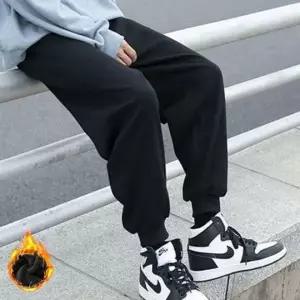 [하프클럽/]겨울용 남자 기모 밴딩 조거팬츠 트레이닝 바지