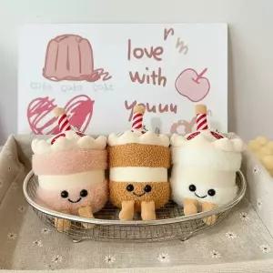 [하프클럽/]3종 케이크 인형 키링 컵케이크 생일 축하 케이크 HBD 인형 키링