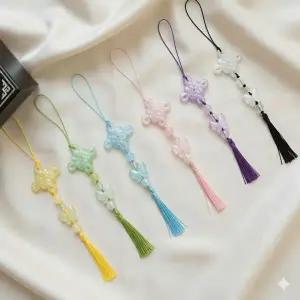 [하프클럽/]늘이랑 전통 매듭 키링 만들기 DIY 키트 재료 노리개