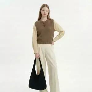 [하프클럽/]하찬 여성 가방 숄더 토트 호보 쇼퍼 스웨이드 빅백 A4수납 노트