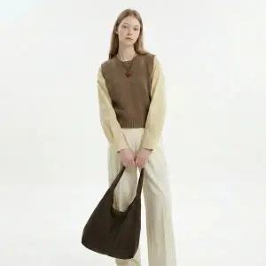 [하프클럽/]하찬 여성 가방 숄더 토트 호보 쇼퍼 스웨이드 빅백 A4수납 노트