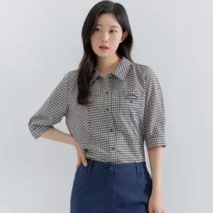 [지센] (2컬러) 모노 체크 셔츠 LCWSP532