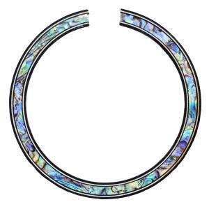2x 전복 우쿨렐레 만돌린 로제트 인레이 :68mm W:7mm 루티어 B152