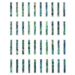 40x 전복 23x2x1.5mm 바인딩 인레이 기타 루티어 공예
