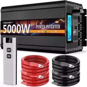 5000와트 파워 인버터 12V DC-110V 120V 컨버터 가족용 RV 오프 그리드 태양열 시스템 자동차용 Type-C