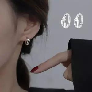 금귀걸이 워터드롭 모던 실버 귀걸이 데일리귀걸이