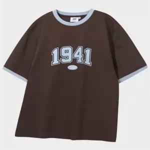 지프 JR5TSU184BR 여름옷 데일리룩 1941 아치 빅로고 링거 반팔 티셔츠 5 6146092