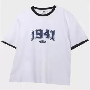 지프 JR5TSU184WH 여름옷 데일리룩 1941 아치 빅로고 링거 반팔 티셔츠 5 6146091