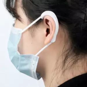 마스크 귀 안아프게 귀통증방지 실리콘 보호대 화이트